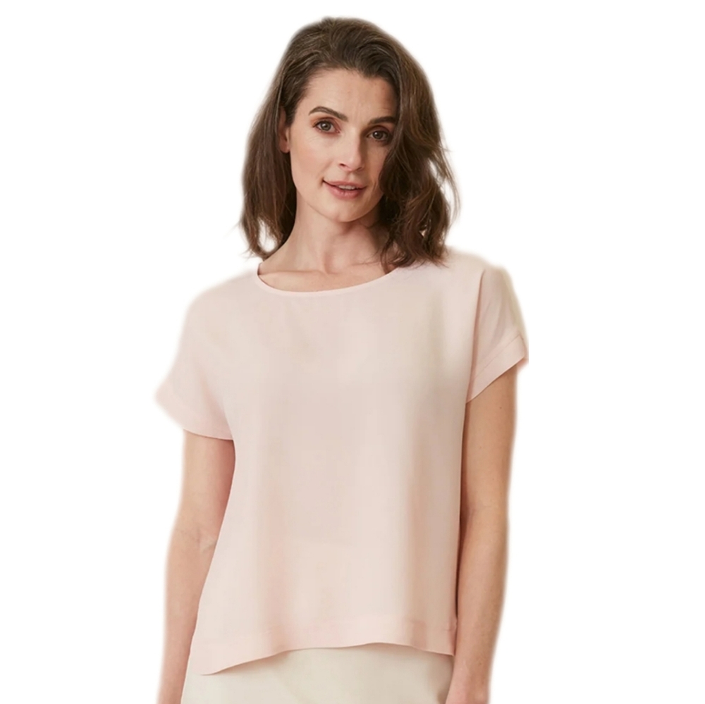 NUMI 'The Florence' Sustainable Silk T-Shirt Blouse (SP)